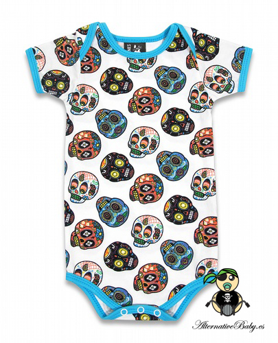 Body Calaveras Six Bunnies Manga Corta AlternativeBaby